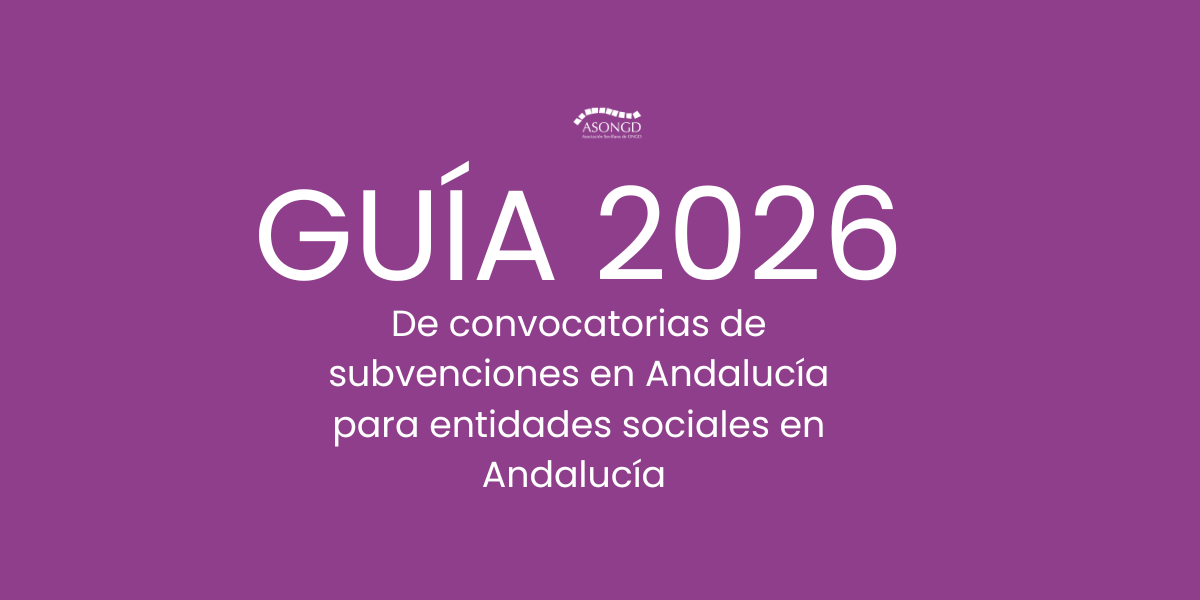 Guía 2026 de subvenciones para cooperación al desarrollo y acción social