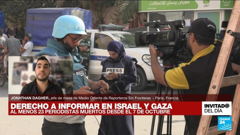 Israel sepulta a la prensa en Gaza