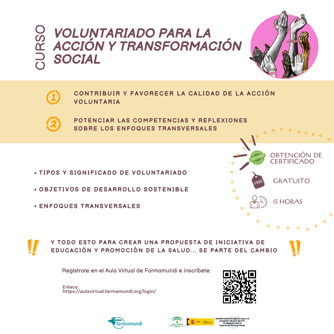 Curso “Voluntariado para la acción y transformación social”