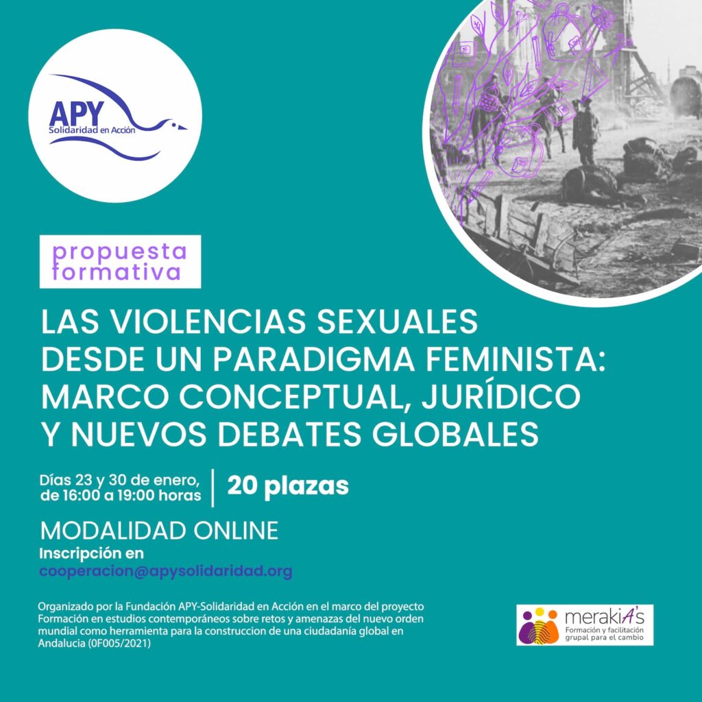 Formación online: Las violencias sexuales desde un paradigma feminista: marco conceptual, jurídico y nuevos debates globales