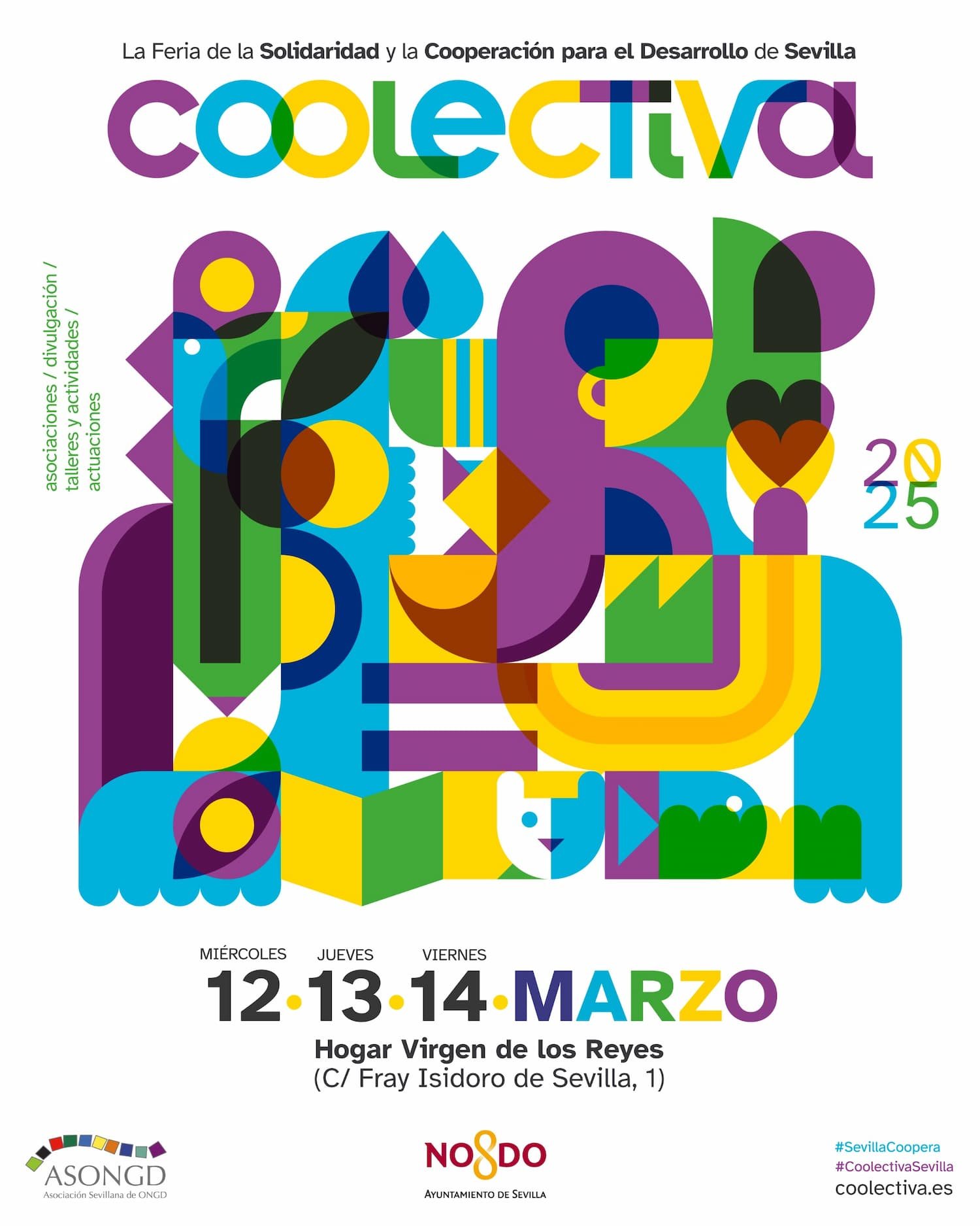 Feria Coolectiva 2025. IV edición de la feria de la Solidaridad y la Cooperación para el Desarrollo de Sevilla.