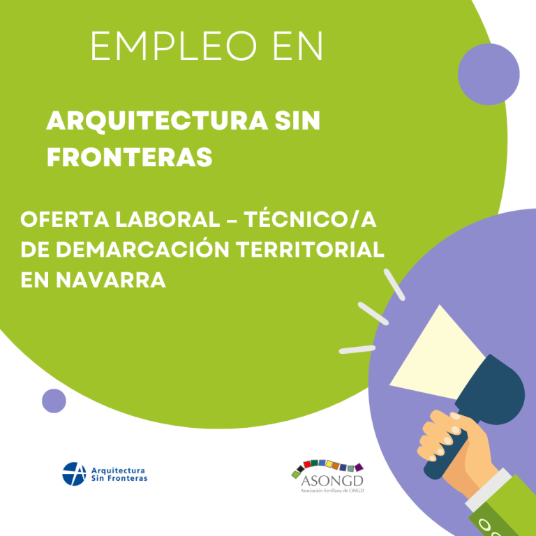 Oferta laboral – Técnico/a de Demarcación Territorial en Navarra