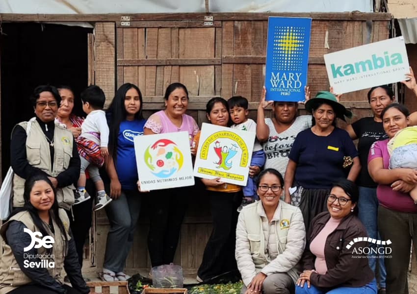 Fundación Kambia mejora los hábitos saludables y sostenibles de las mujeres en una comunidad de Huaycán, Perú.