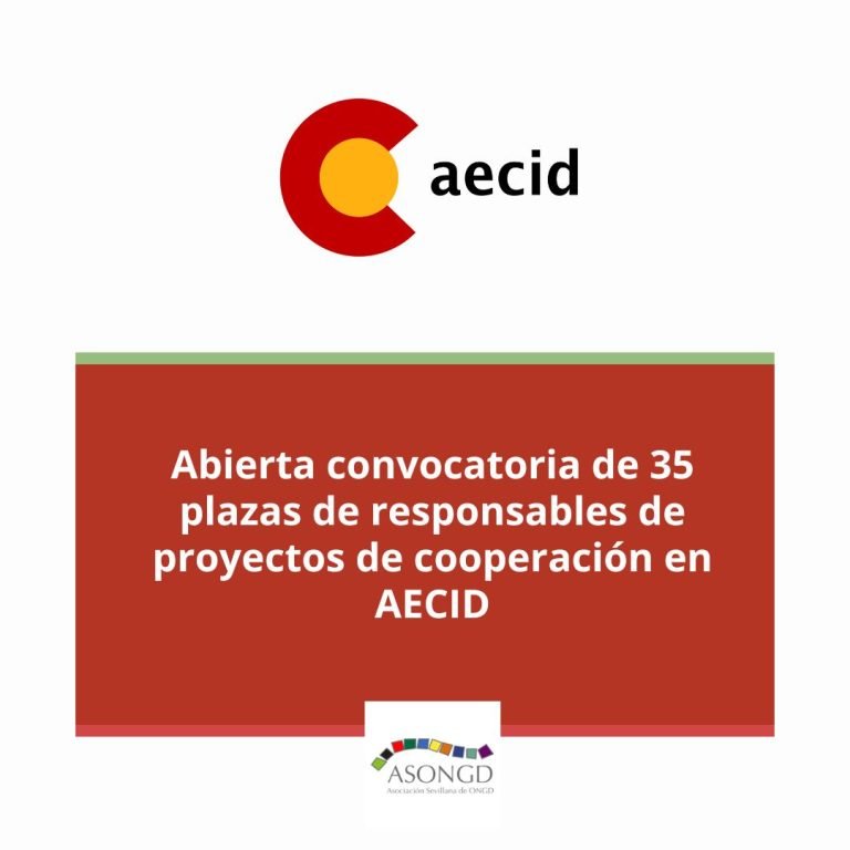Convocatoria AECID