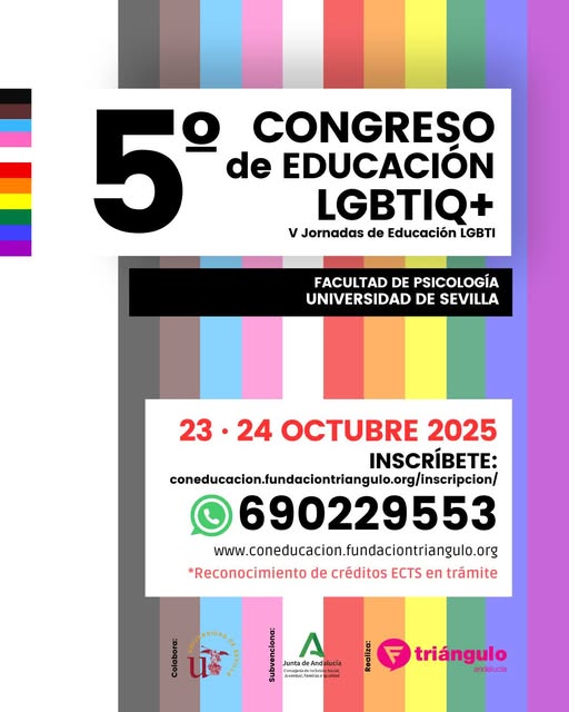 5º CONGRESO DE EDUCACIÓN LGBTIQ+ Fundación Triángulo Andalucía