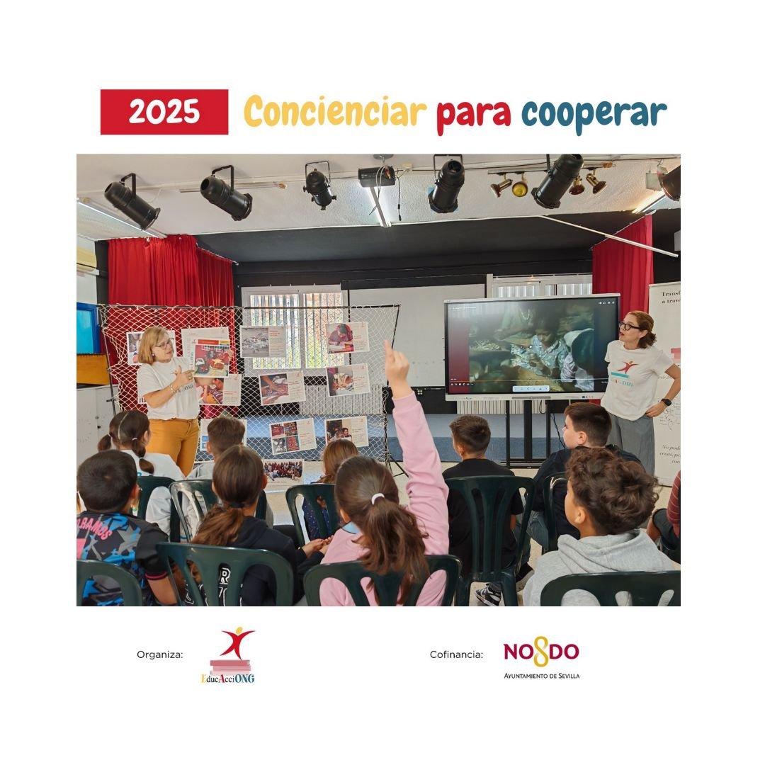 Más de 650 escolares de Sevilla participan en el proyecto educativo “Concienciar para Cooperar”