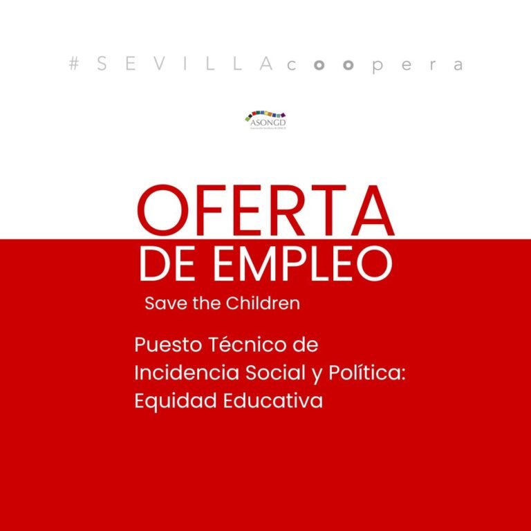 Save the Children refuerza su equipo de incidencia en políticas educativas.