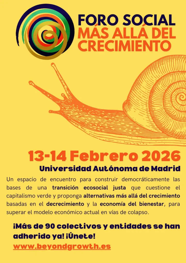 El Foro Social Más Allá del Crecimiento, un Foro Social para hacer realidad otros futuros posibles