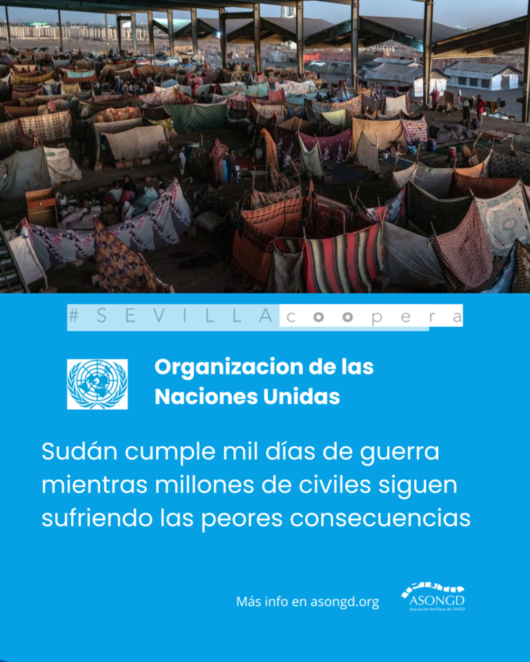 Sudán cumple mil días de guerra mientras millones de civiles siguen sufriendo las peores consecuencias