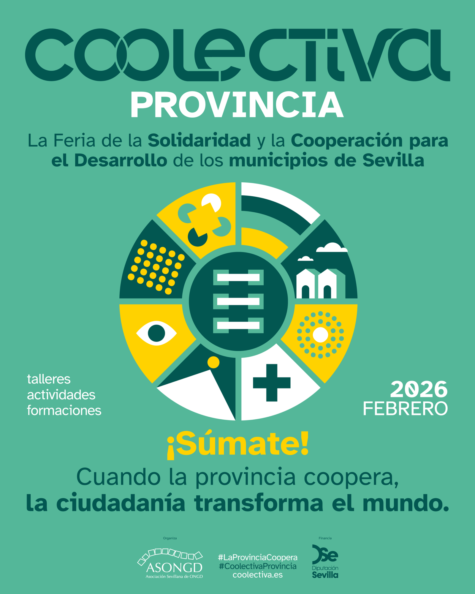 Coolectiva provincia continuará sus formaciones y ferias durante el mes de febrero en varios municipios de Sevilla. 