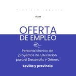 Fundación APY busca personal técnico de proyectos de Educación para el Desarrollo y Género