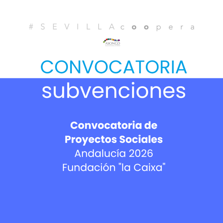 Convocatoria de Proyectos Sociales Andalucía 2026 de la Fundación "la Caixa"