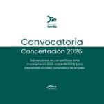 Convocatoria del área de concertación de la Diputación de Sevilla 2026