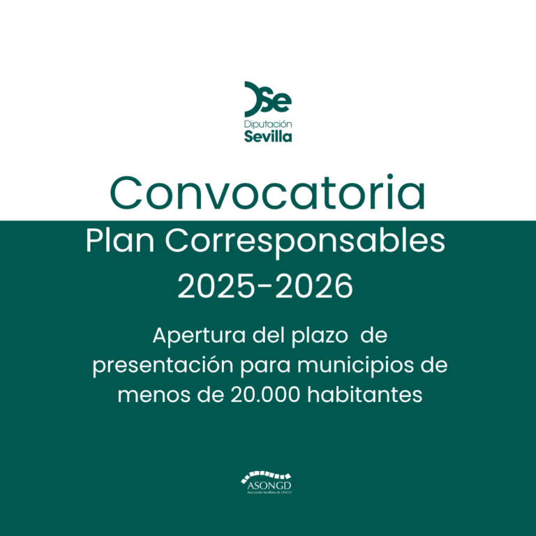 Diputación de Sevilla - Plan Corresponsables 2025-2026