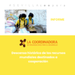 Descenso histórico de los recursos mundiales destinados a cooperación