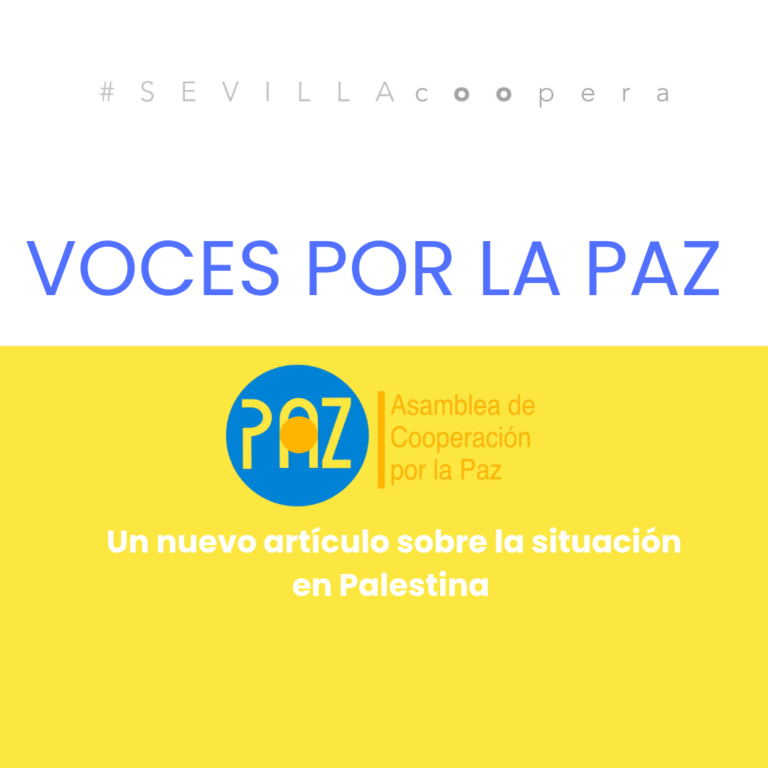 VOCES POR LA PAZ - Boletín actividades ACPP