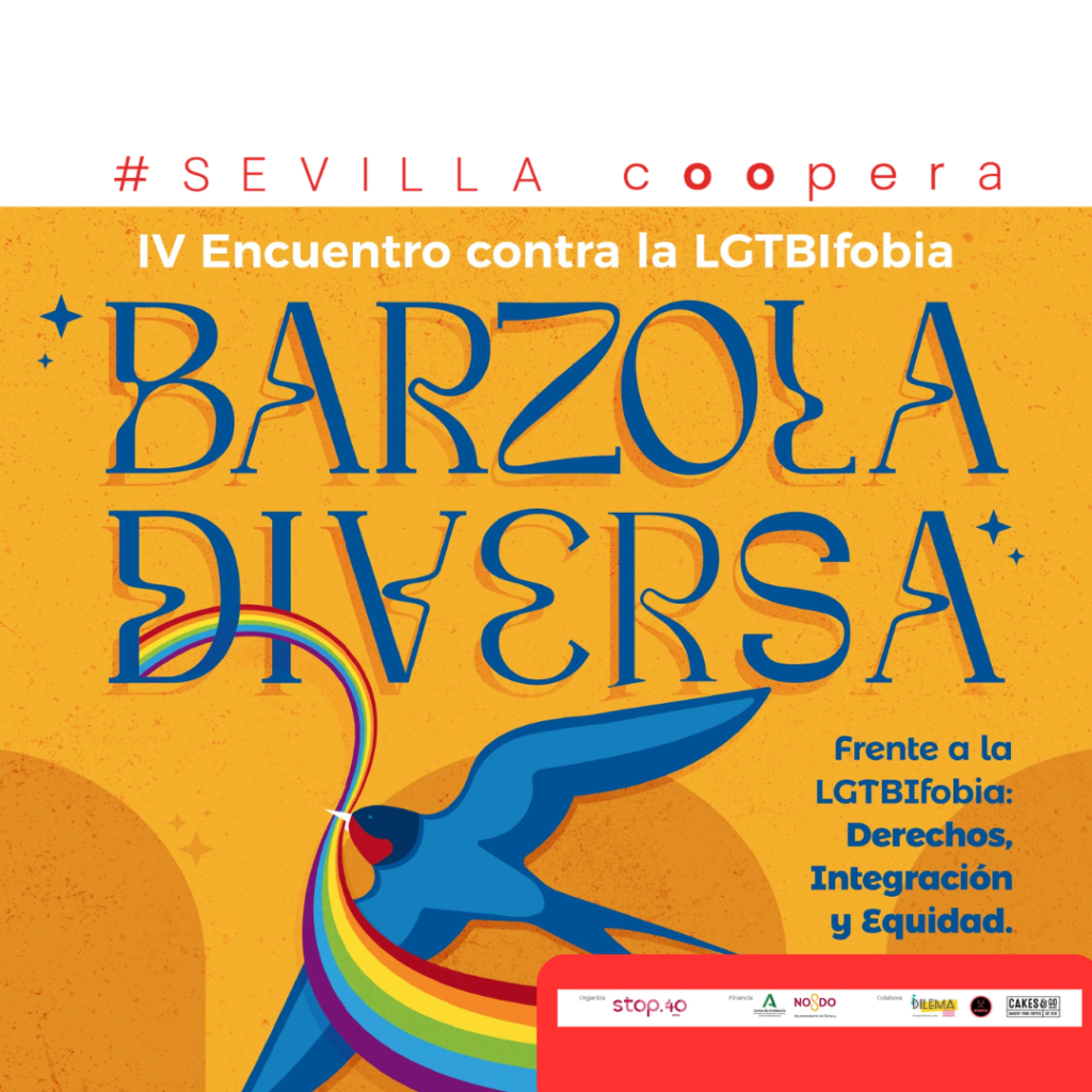 Desde ONG Stop os invitan al IV Encuentro contra la LGTBIfobia en la Plaza del Pilar, Barrio de la Barzola (Macarena), Sevilla