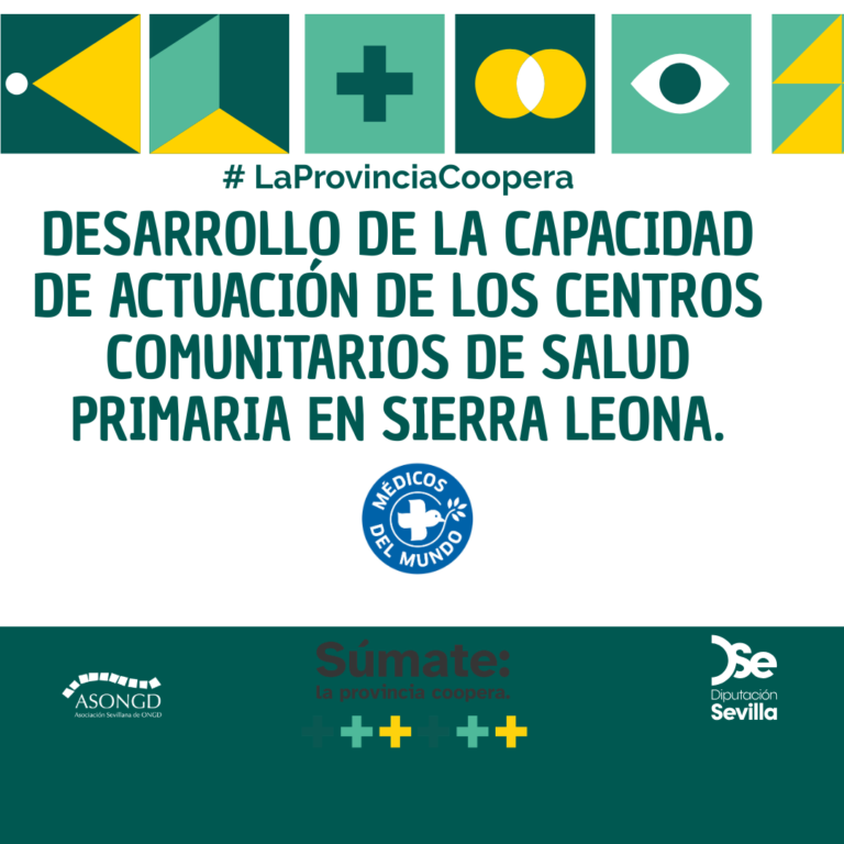 La Provincia Coopera II: Desarrollo de la capacidad de actuación de los centros comunitarios de salud primaria en Sierra Leona.