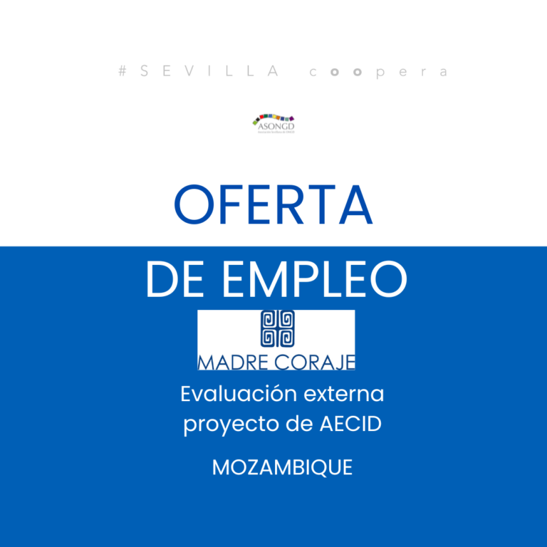 Evaluación externa proyecto de AECID en Mozambique