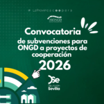 Convocatoria de subvenciones para ONGD 2026 de la Diputación de Sevilla