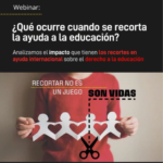¿Qué ocurre cuando se recorta la ayuda en educación?