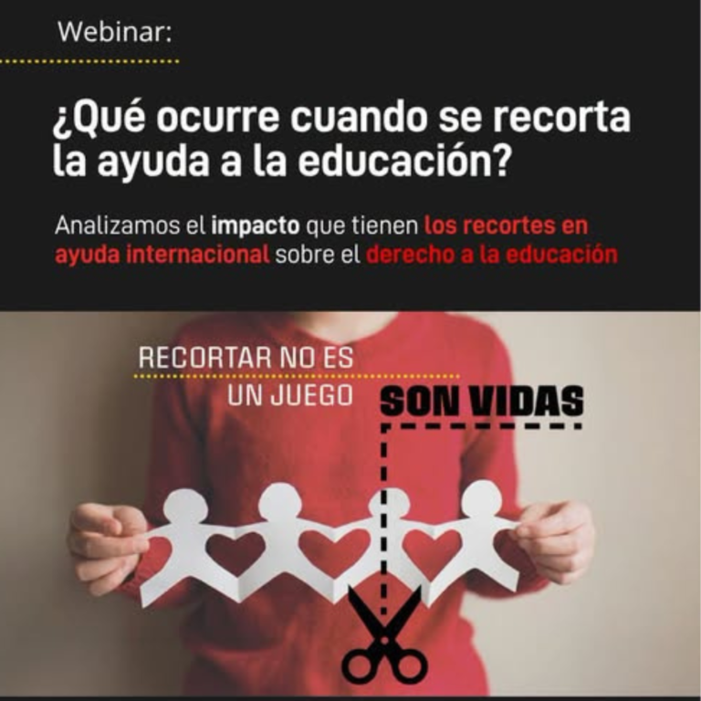¿Qué ocurre cuando se recorta la ayuda en educación?