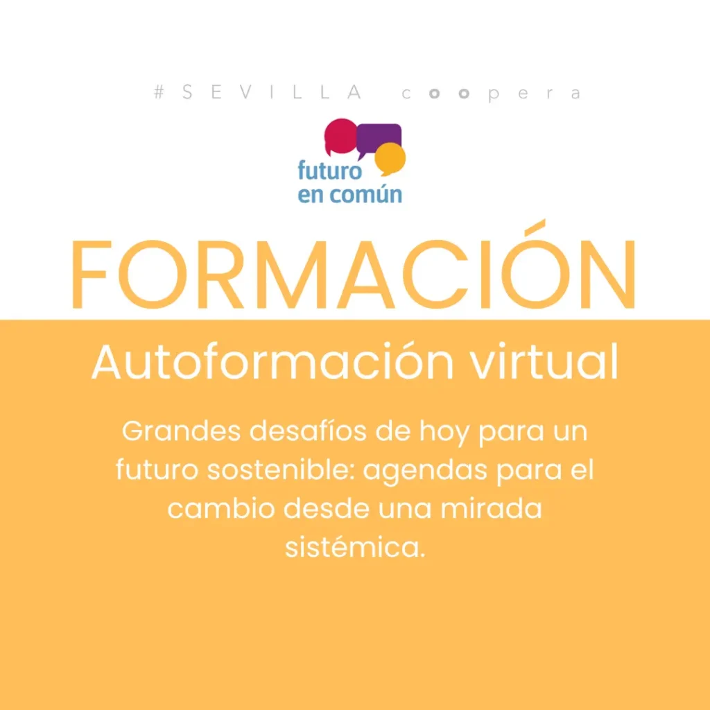 Grandes desafíos de hoy para un futuro sostenible: agendas para el cambio desde una mirada sistémica.