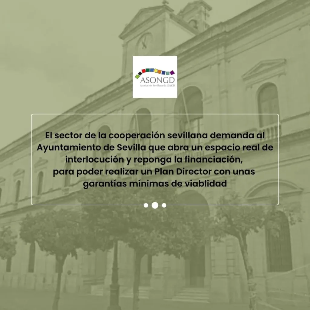 ASONGD cree que es necesario retomar el diálogo y dotar de financiación a la política de cooperación