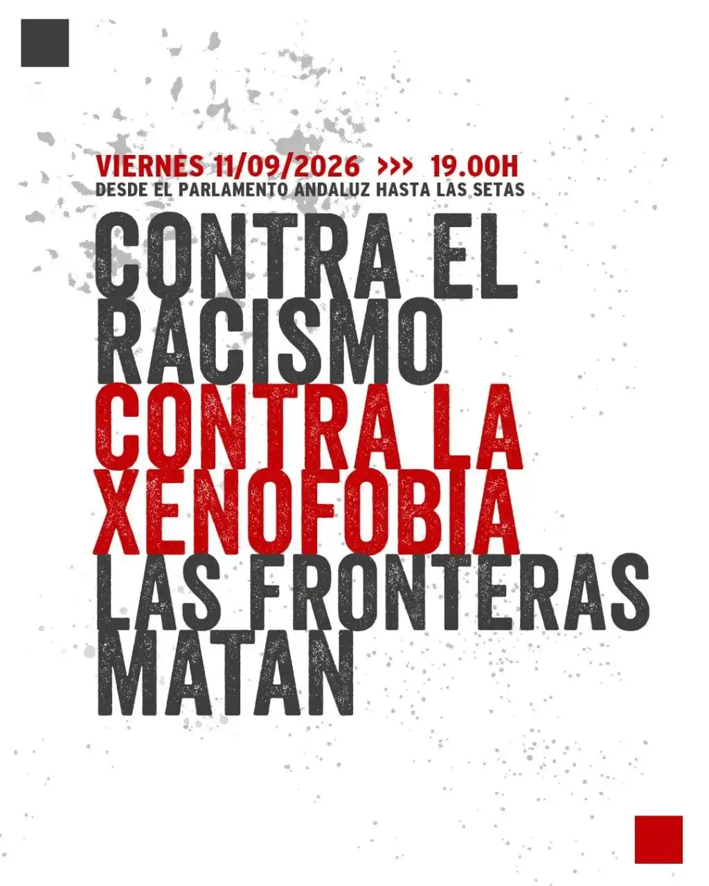 Sevilla se moviliza contra el racismo y la xenofobia