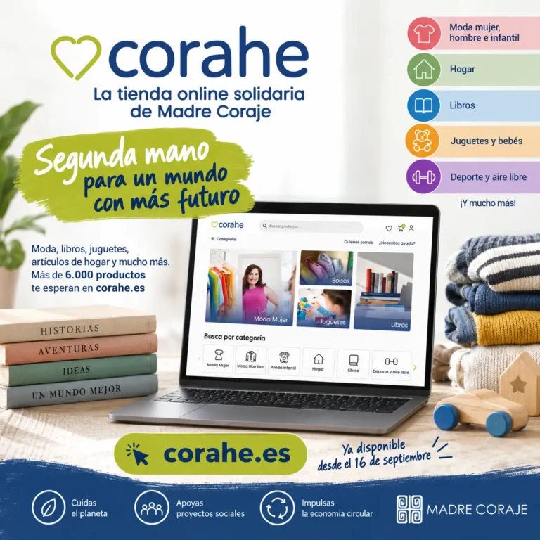 Corahe.es, la tienda online de segunda mano de Madre Coraje